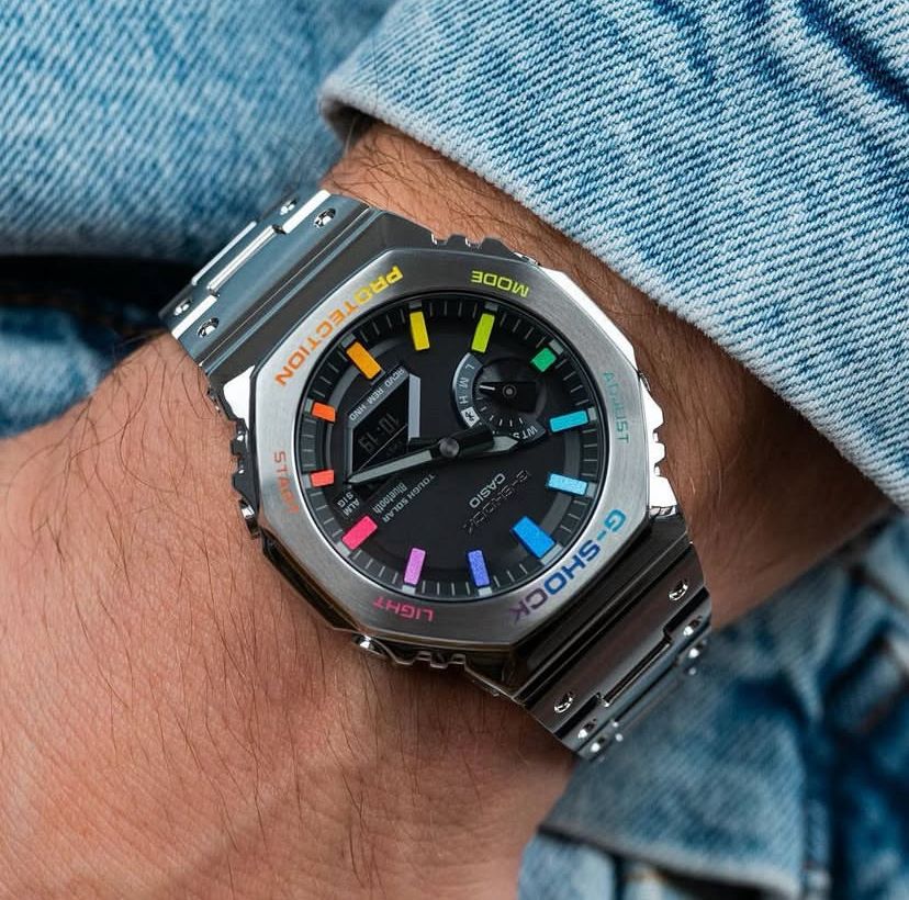 G-SHOCK CASIOAK FULL METAL RAINBOW LIMITED EDITION