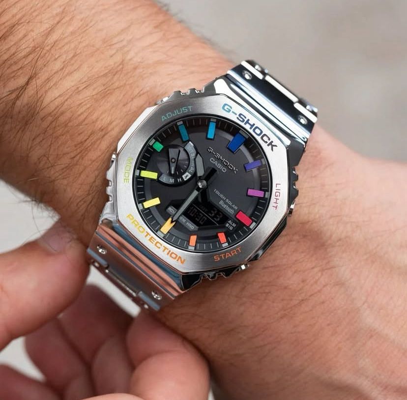 G-SHOCK CASIOAK FULL METAL RAINBOW LIMITED EDITION
