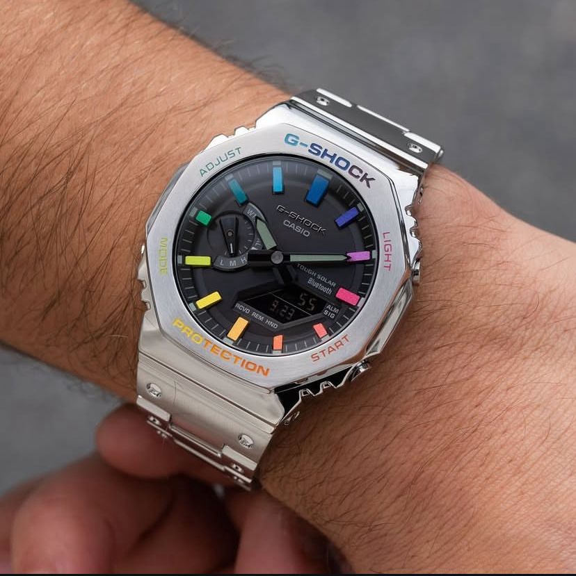 G-SHOCK CASIOAK FULL METAL RAINBOW LIMITED EDITION