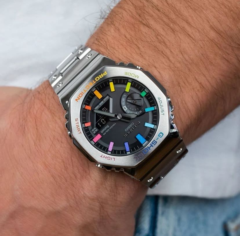 G-SHOCK CASIOAK FULL METAL RAINBOW LIMITED EDITION