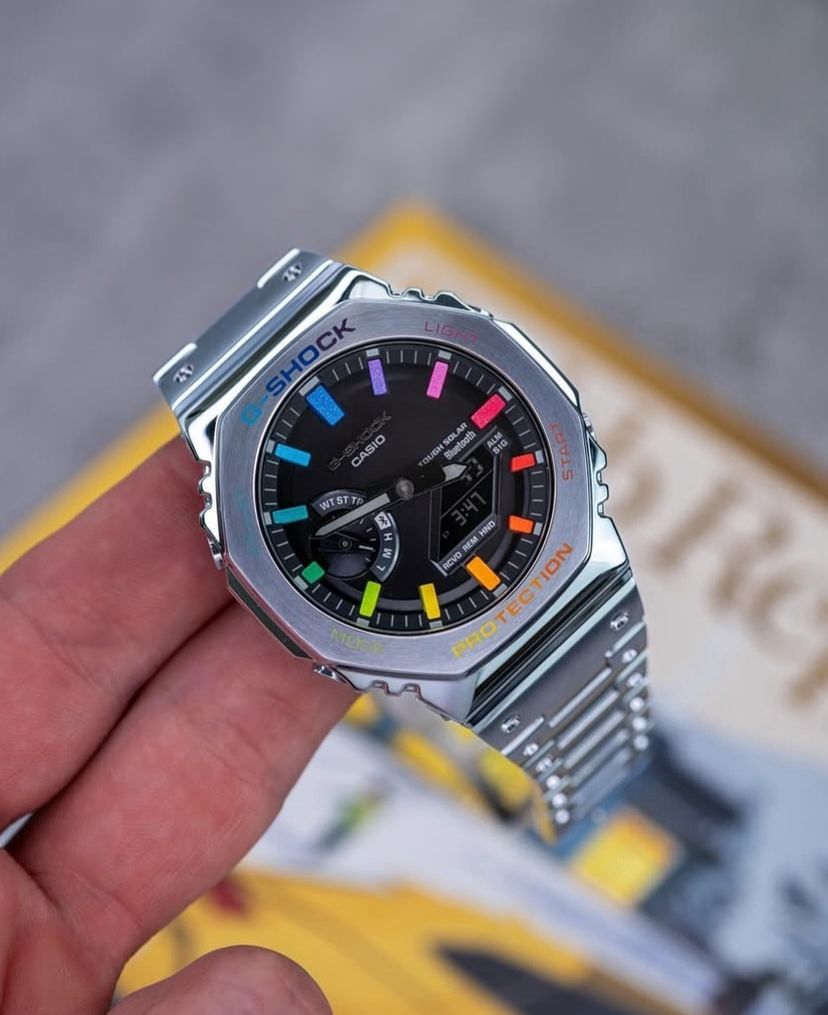 G-SHOCK CASIOAK FULL METAL RAINBOW LIMITED EDITION
